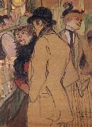 Henri  Toulouse-Lautrec Alfred la Guigne oil painting artist